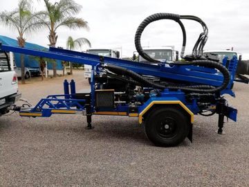 200M Protable Small Trailer Hydraulic Water Well Wiertnica Rig Borehole Drilling Equipment