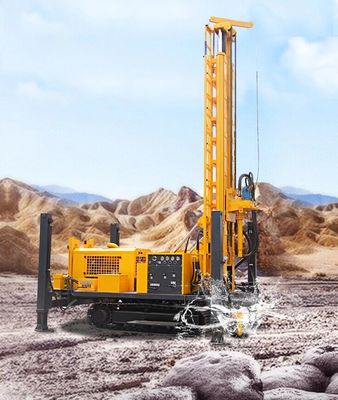 600m 650mm Montowana na ciężarówce wiertnica do studni wodnych Yuchai Wiertnica wiertnicza TSJ-600X70 Głęboka wielofunkcyjna