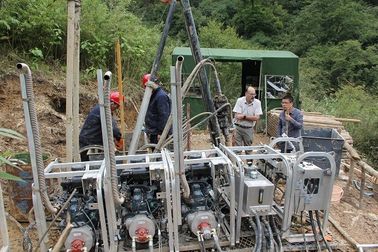 Mały EP550 Man - Przenośna wiertarka wiertarna w odległych obszarach górskich 4m x 4m Głębokość 400m