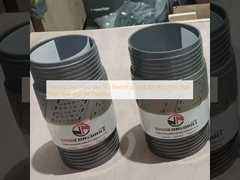 Naturalny diamentowy zestaw NQ z muszelką do dokładnej średnicy otworu i stabilności bitów