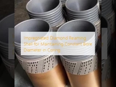 Impregnacja diamentowej muszli do utrzymania stałej średnicy węgla w rdzeniu