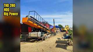 Wiertnica HDD THD-280 o dużej średnicy Projekty bezwykopowe